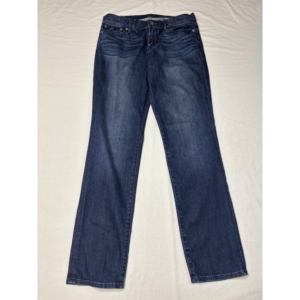 Lucky Brand Sweet N Straight Jeans Womens 8/29 Dark Wash Blue Denim Straight Leg
